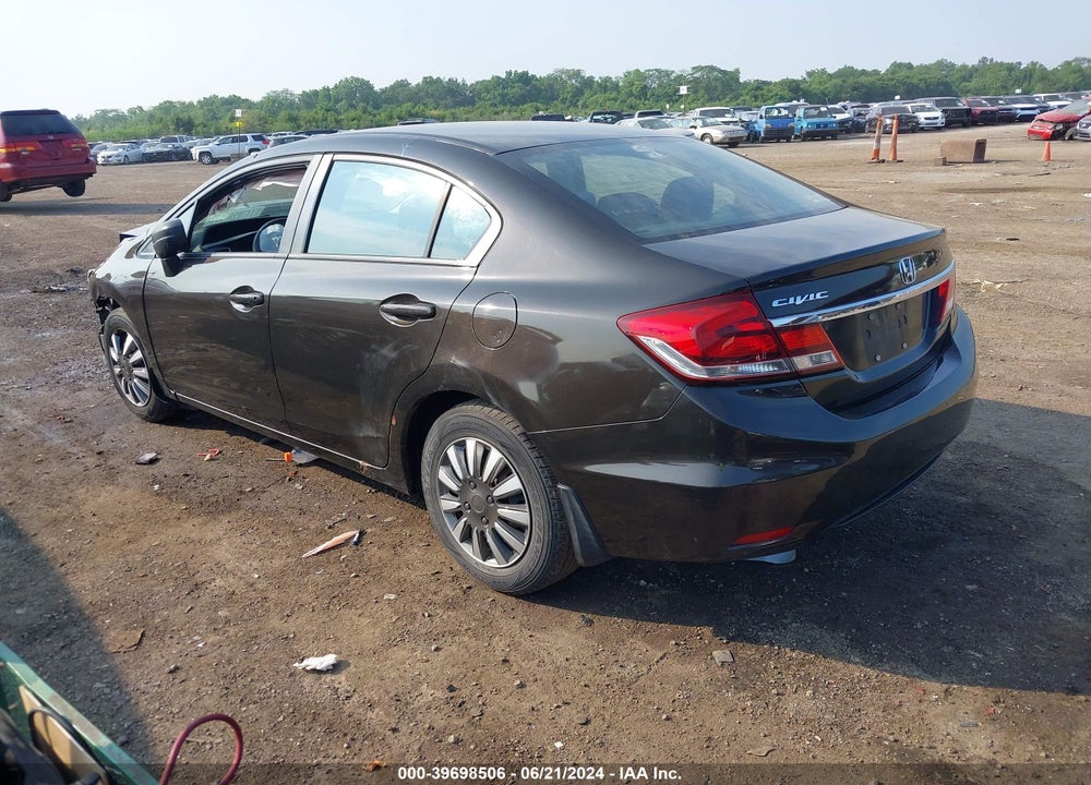 2014 HONDA CIVIC LX VIN: 2HGFB2F5XEH544237