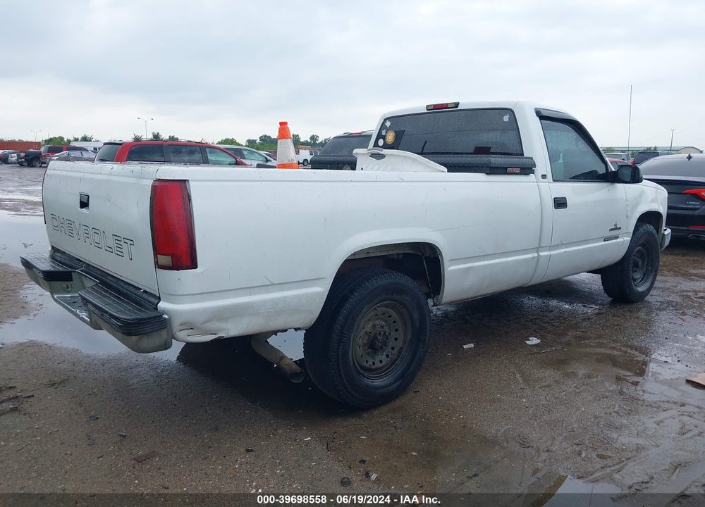1998 CHEVROLET C2500 FLEETSIDE VIN: 1GCGC24RXWZ182689