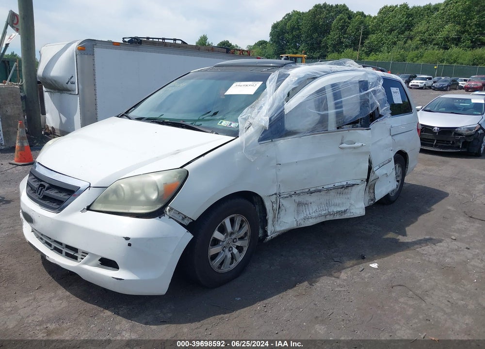 2005 HONDA ODYSSEY TOURING VIN: 5FNRL38815B107237