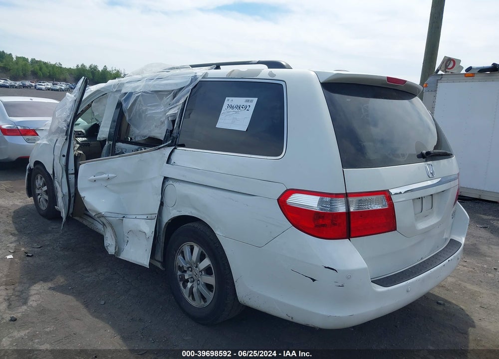 2005 HONDA ODYSSEY TOURING VIN: 5FNRL38815B107237