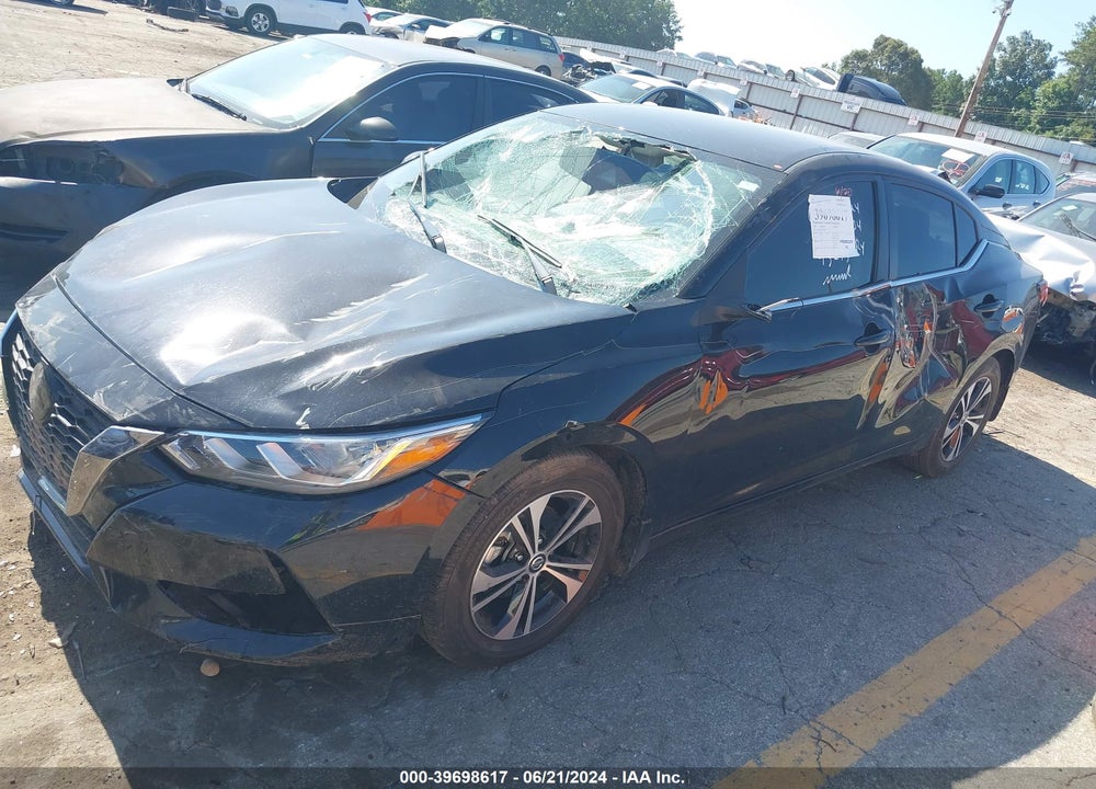 2022 NISSAN SENTRA SV XTRONIC CVT VIN: 3N1AB8CV9NY305727