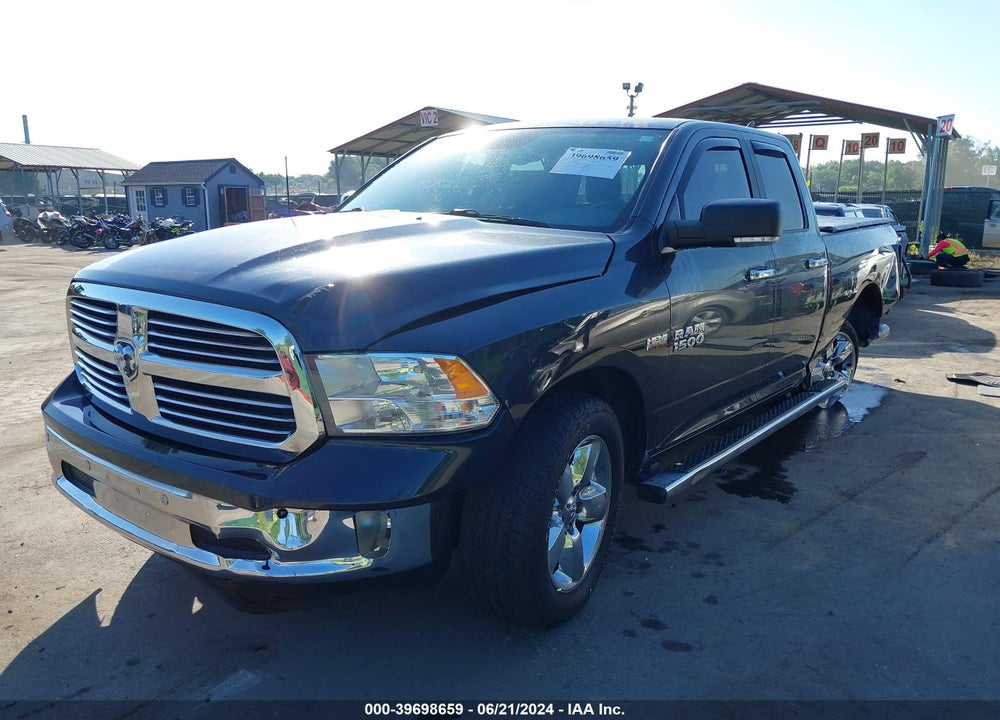 2018 RAM 1500 BIG HORN QUAD CAB 4X4 6'4 BOX VIN: 1C6RR7GT1JS216166