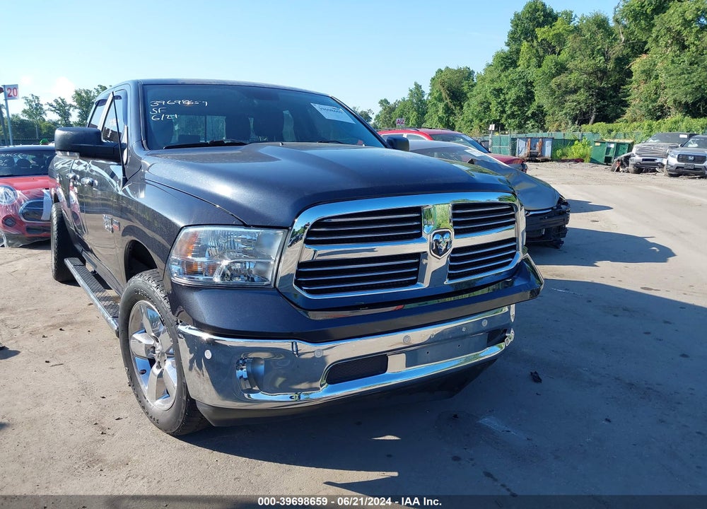 2018 RAM 1500 BIG HORN QUAD CAB 4X4 6'4 BOX VIN: 1C6RR7GT1JS216166