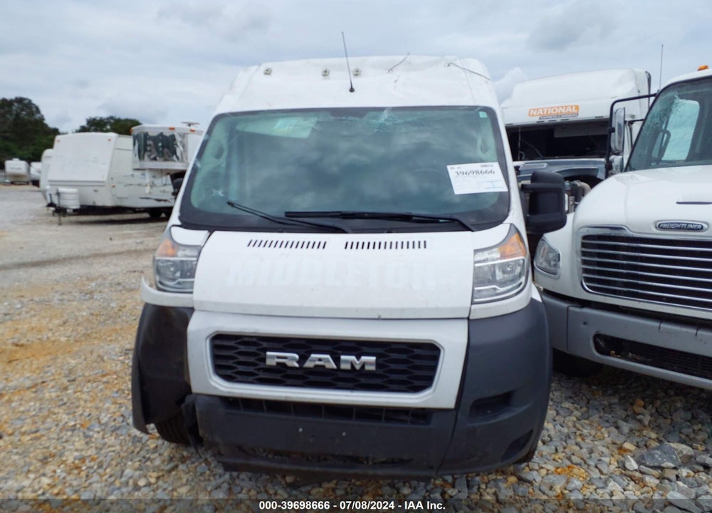 2021 RAM PROMASTER 3500 CARGO VAN HIGH ROOF 159 WB EXT VIN: 3C6MRVJG4ME524532