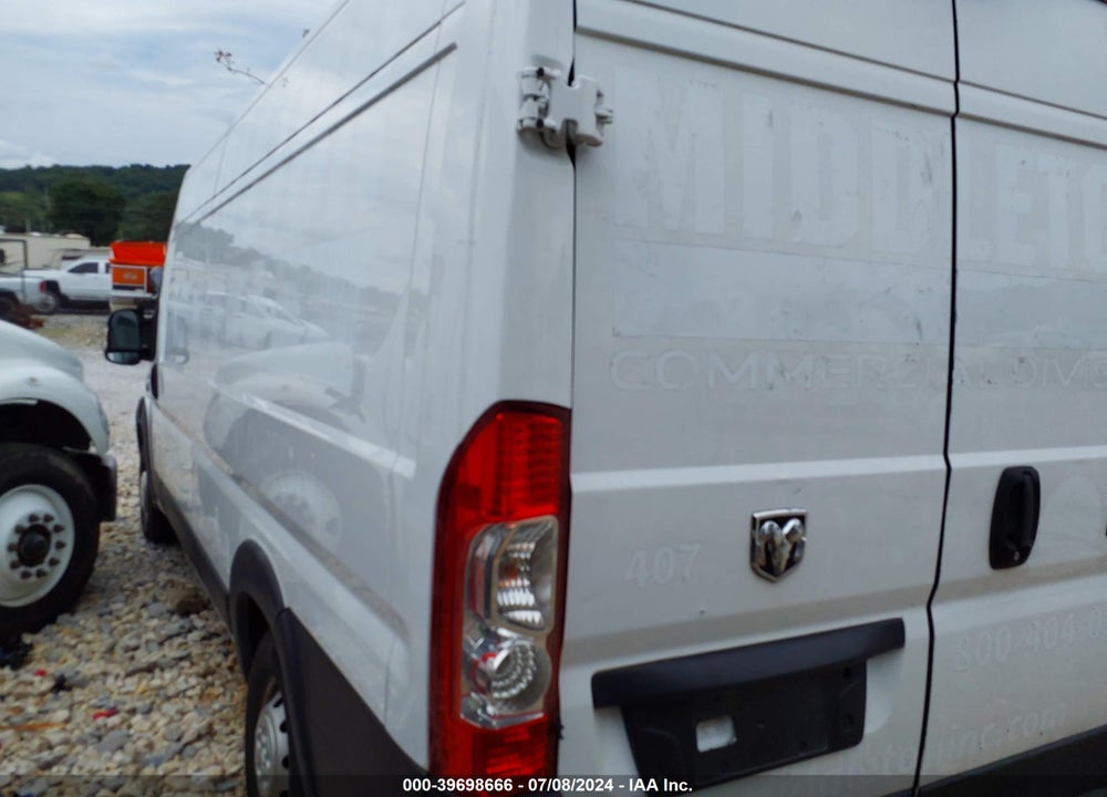 2021 RAM PROMASTER 3500 CARGO VAN HIGH ROOF 159 WB EXT VIN: 3C6MRVJG4ME524532