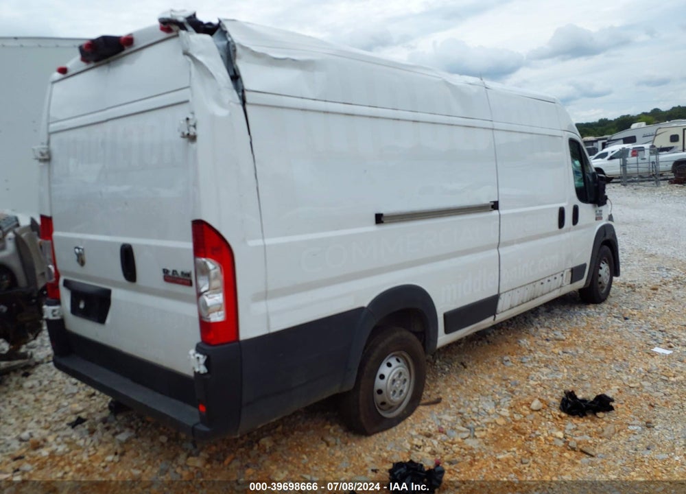 2021 RAM PROMASTER 3500 CARGO VAN HIGH ROOF 159 WB EXT VIN: 3C6MRVJG4ME524532
