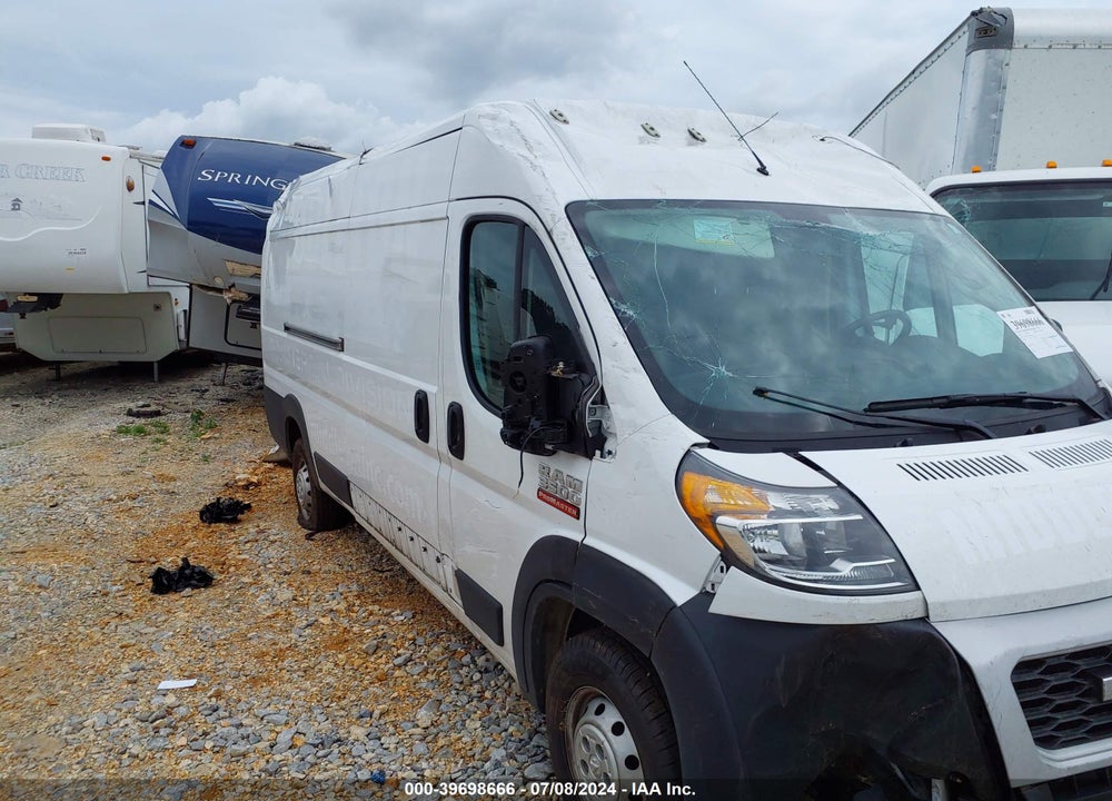 2021 RAM PROMASTER 3500 CARGO VAN HIGH ROOF 159 WB EXT VIN: 3C6MRVJG4ME524532