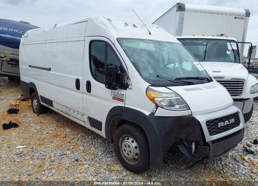 2021 RAM PROMASTER 3500 CARGO VAN HIGH ROOF 159 WB EXT VIN: 3C6MRVJG4ME524532