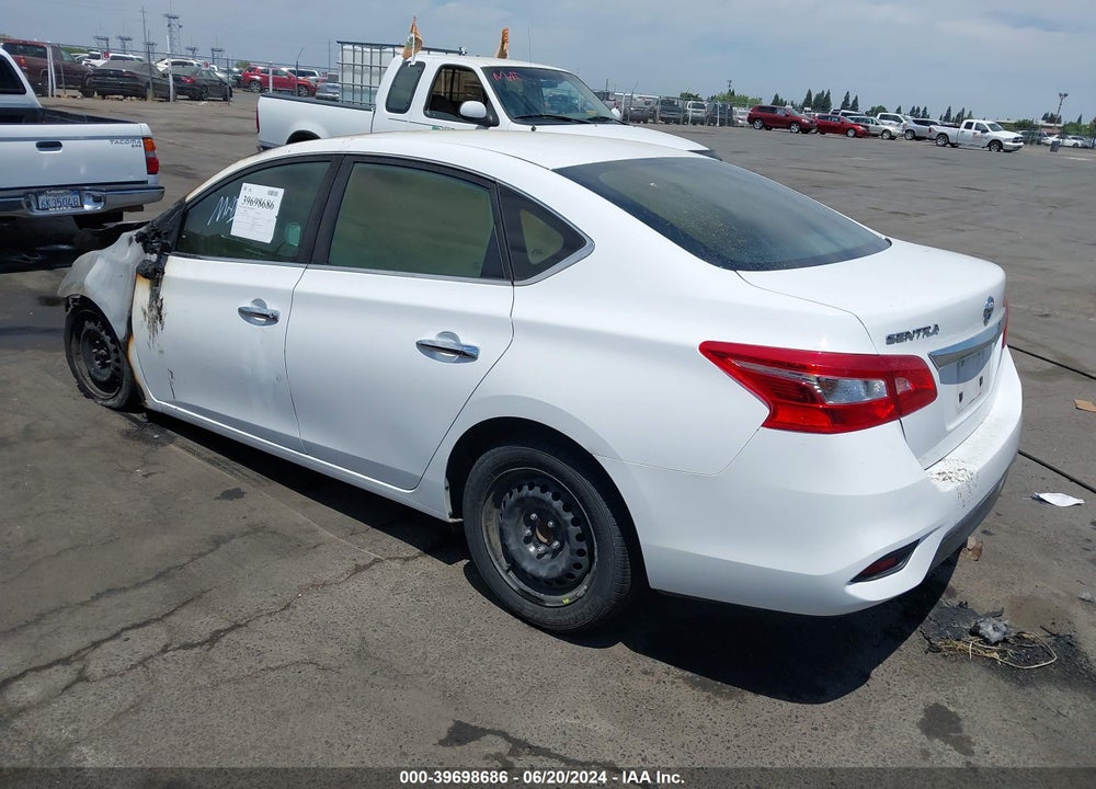 2019 NISSAN SENTRA S VIN: 3N1AB7AP6KY358010