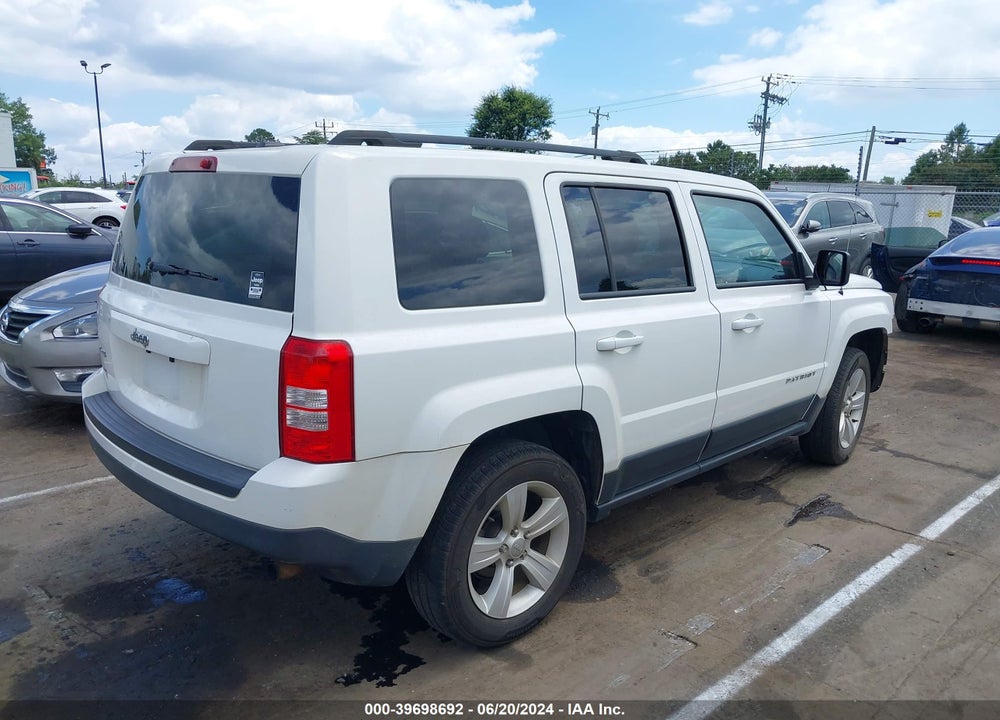 2017 JEEP PATRIOT SPORT 4X4 VIN: 1C4NJRBB4HD114870