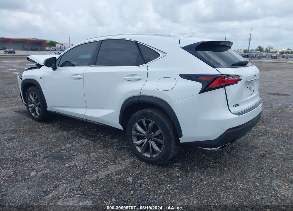 2017 LEXUS NX 200T F SPORT VIN: JTJYARBZXH2075365