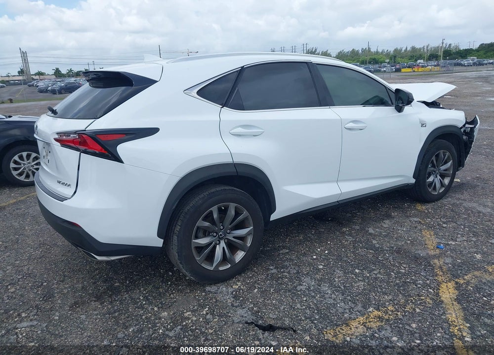 2017 LEXUS NX 200T F SPORT VIN: JTJYARBZXH2075365