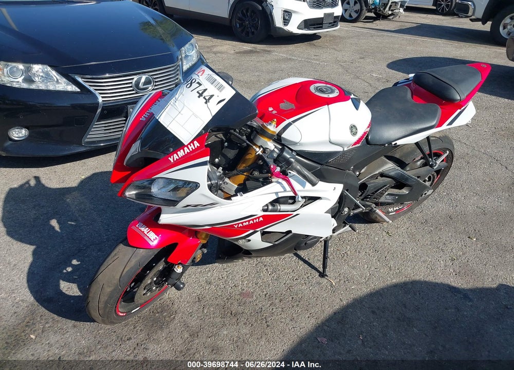 2012 YAMAHA YZFR6 VIN: JYARJ16E7CA026151