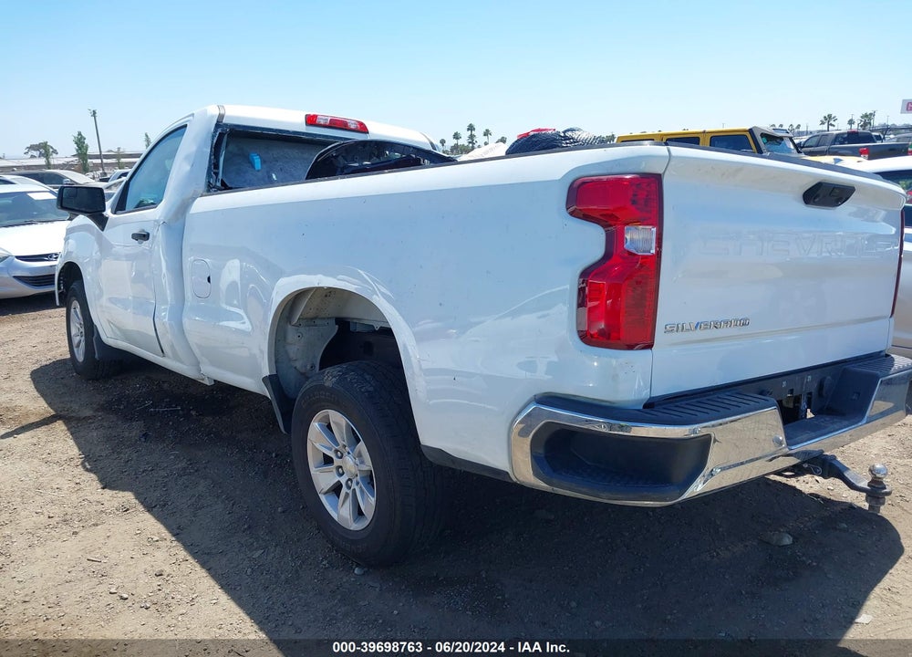 2022 CHEVROLET SILVERADO 1500 2WD REGULAR CAB LONG BED WT VIN: 3GCNAAED2NG561906