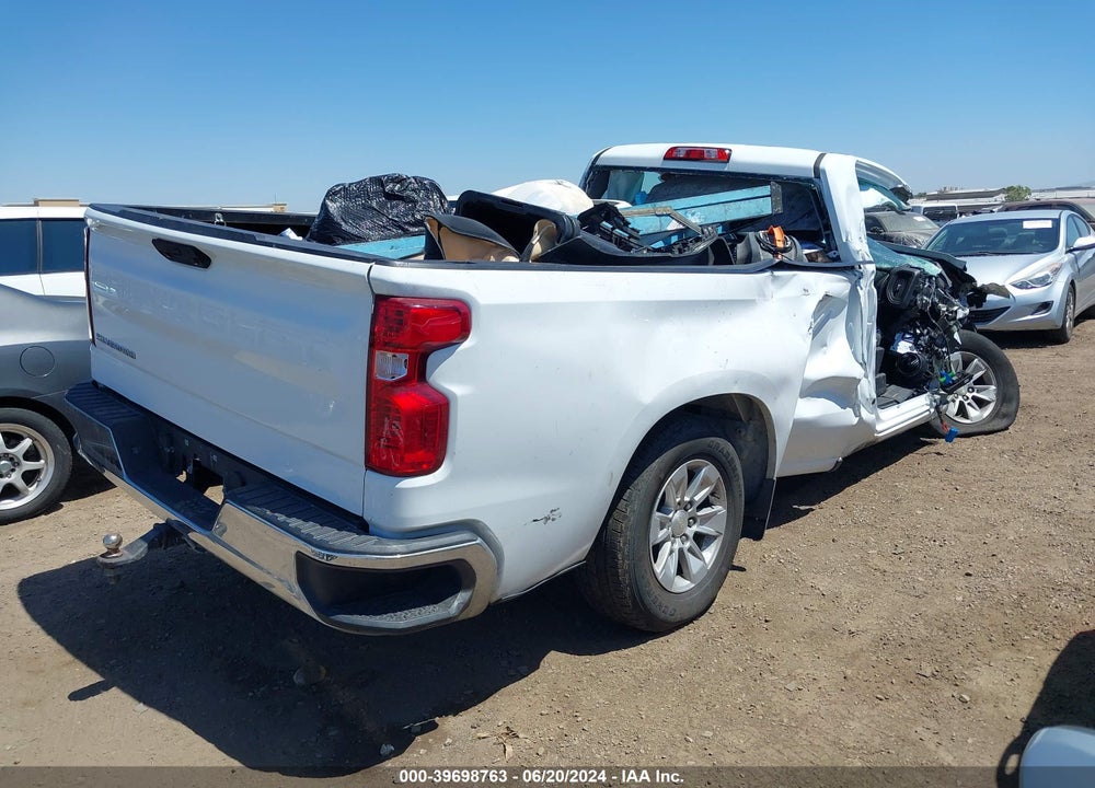 2022 CHEVROLET SILVERADO 1500 2WD REGULAR CAB LONG BED WT VIN: 3GCNAAED2NG561906