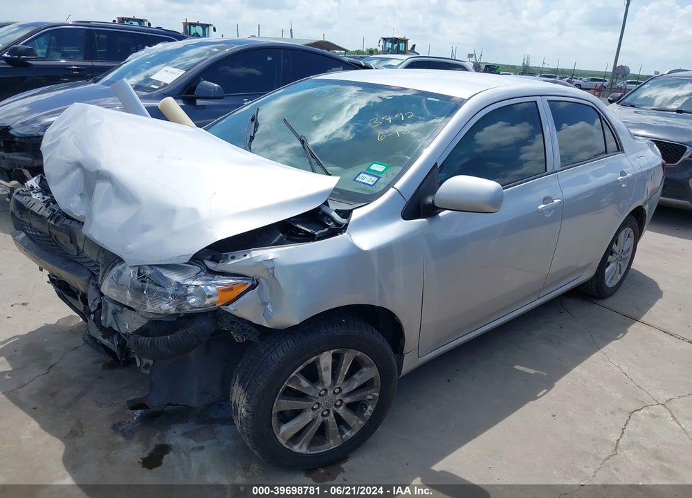 2009 TOYOTA COROLLA LE VIN: 2T1BU40E19C154770