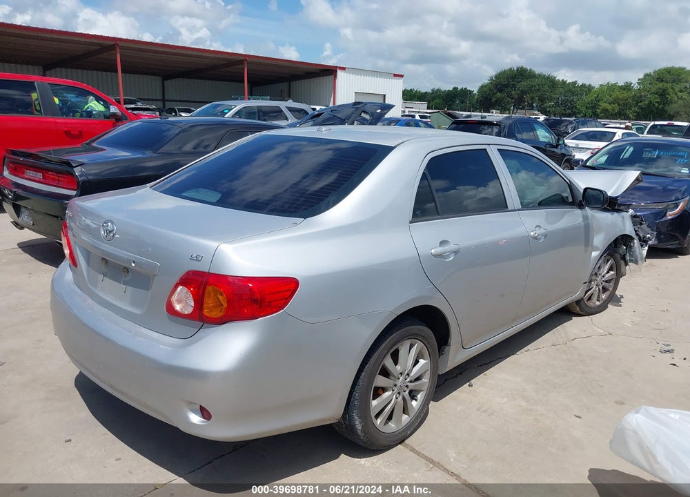2009 TOYOTA COROLLA LE VIN: 2T1BU40E19C154770