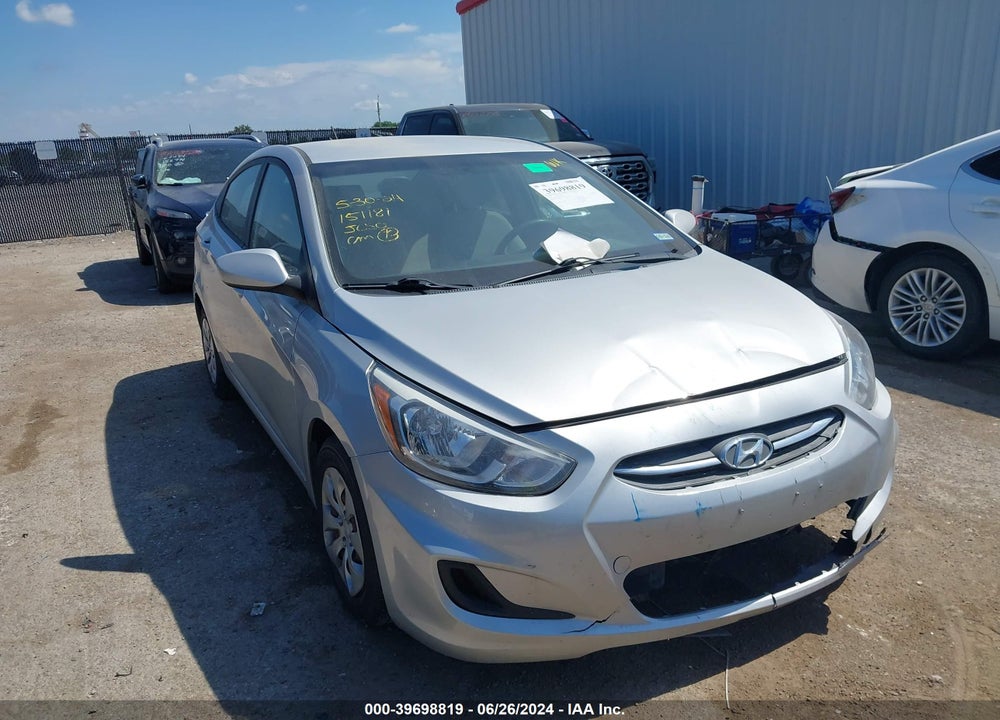 2017 HYUNDAI ACCENT SE VIN: KMHCT4AE8HU221514