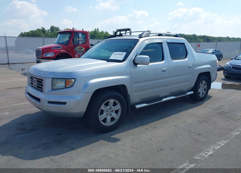 2007 HONDA RIDGELINE RTL VIN: 2HJYK16547H518426