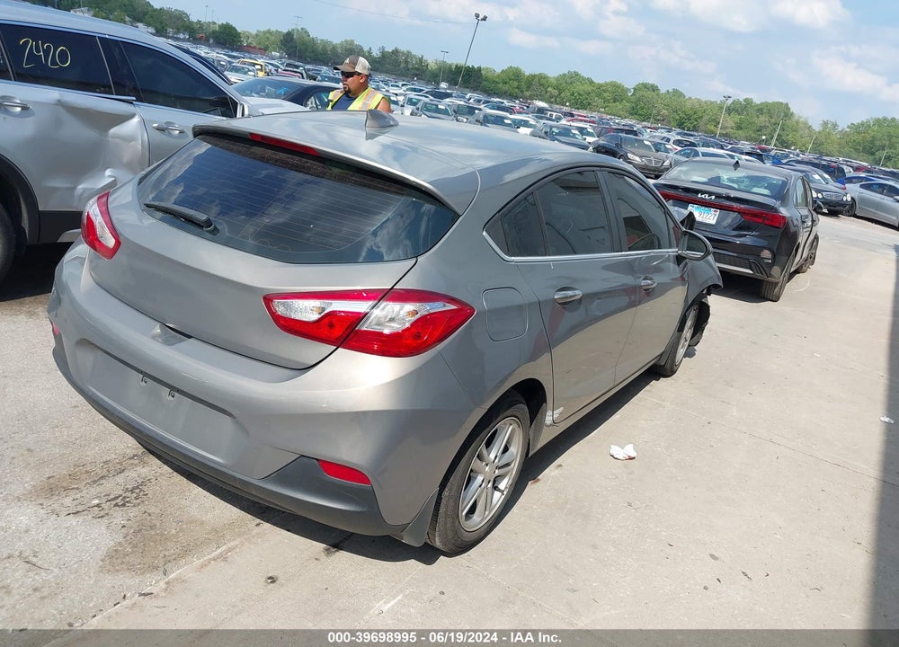 2017 CHEVROLET CRUZE LT AUTO VIN: 3G1BE6SM2HS582340