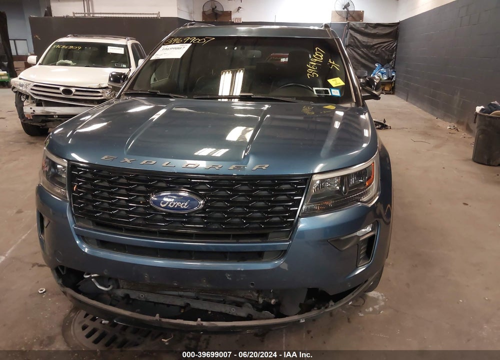 2018 FORD EXPLORER SPORT VIN: 1FM5K8GT7JGA39249