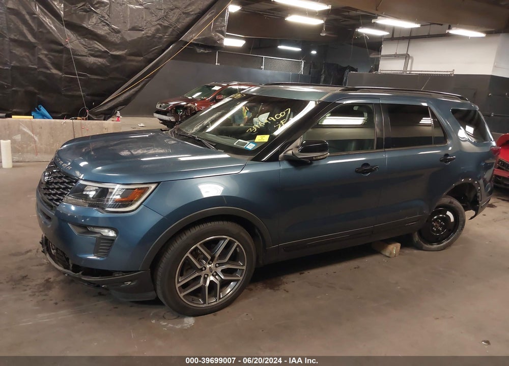 2018 FORD EXPLORER SPORT VIN: 1FM5K8GT7JGA39249