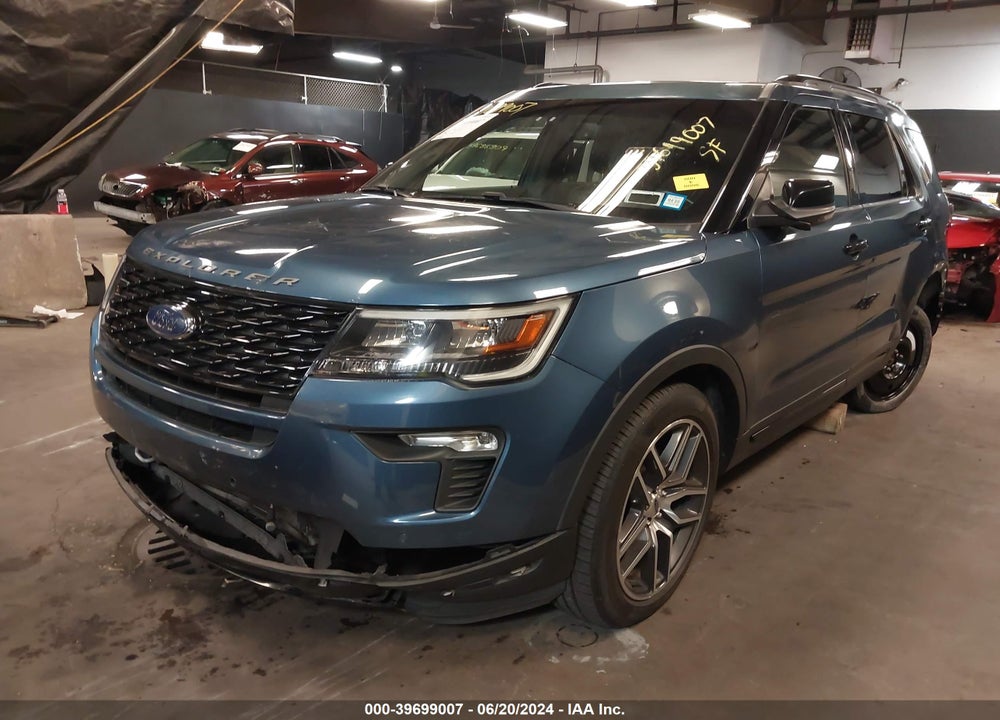 2018 FORD EXPLORER SPORT VIN: 1FM5K8GT7JGA39249
