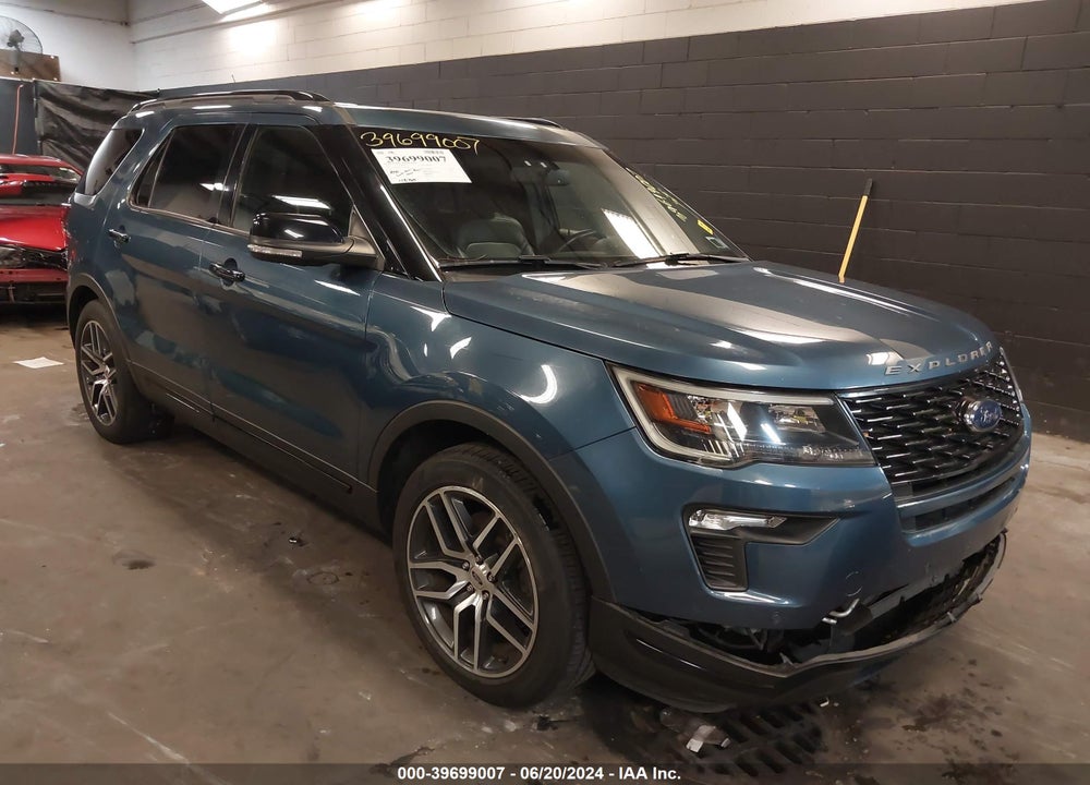 2018 FORD EXPLORER SPORT VIN: 1FM5K8GT7JGA39249