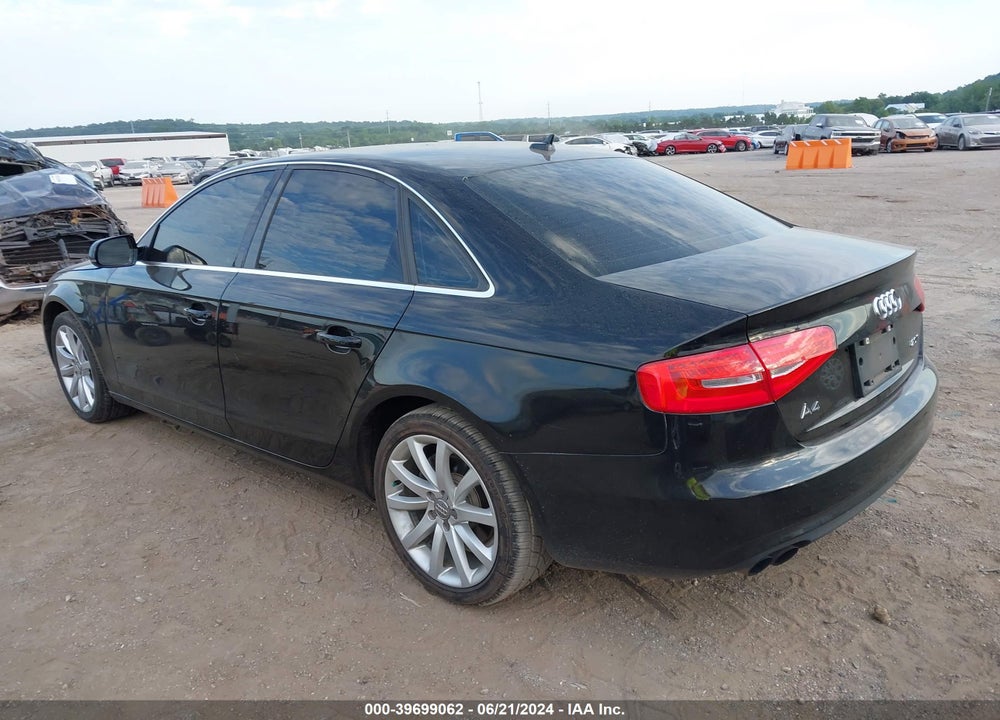 2013 AUDI A4 VIN: WAUEFAFL3DN049159