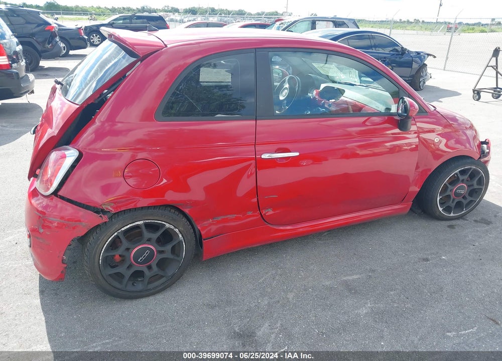 2012 FIAT 500 SPORT VIN: 3C3CFFBR9CT363774