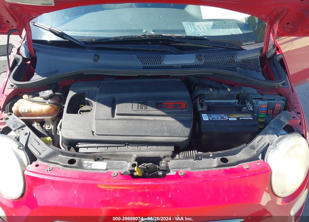 2012 FIAT 500 SPORT VIN: 3C3CFFBR9CT363774