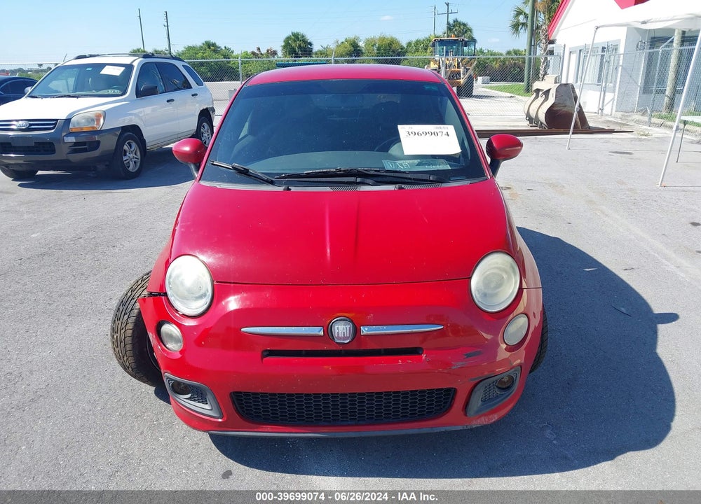 2012 FIAT 500 SPORT VIN: 3C3CFFBR9CT363774