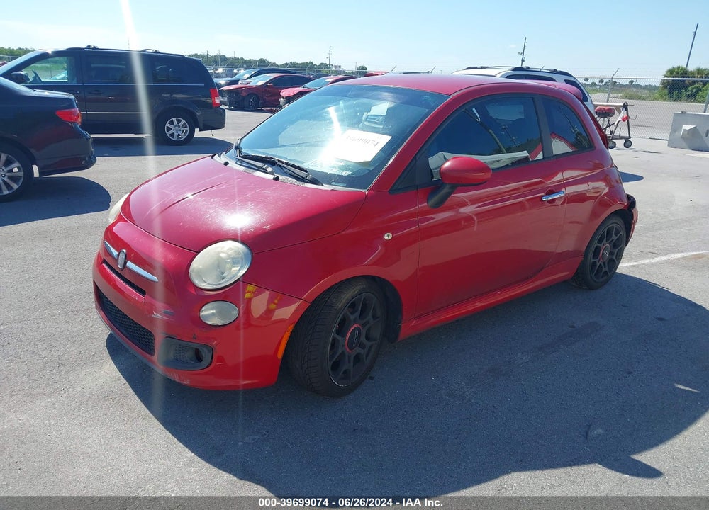 2012 FIAT 500 SPORT VIN: 3C3CFFBR9CT363774