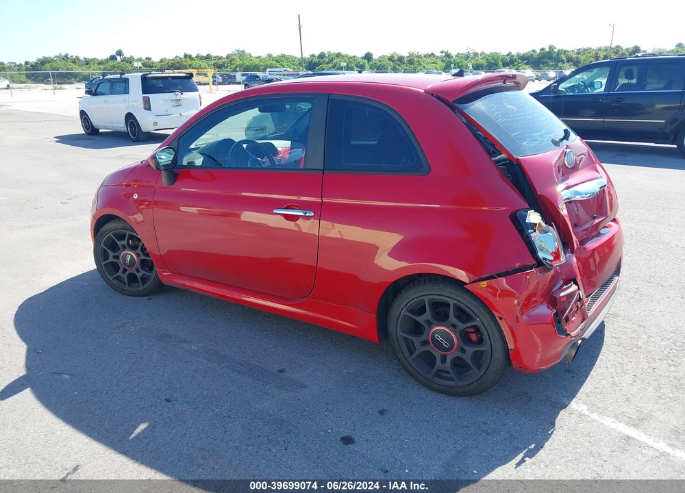 2012 FIAT 500 SPORT VIN: 3C3CFFBR9CT363774