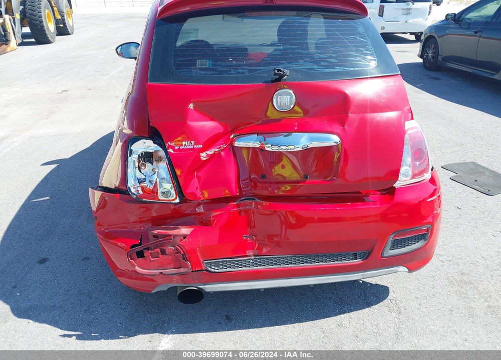 2012 FIAT 500 SPORT VIN: 3C3CFFBR9CT363774