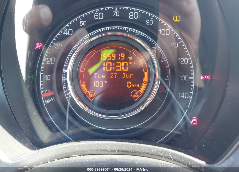 2012 FIAT 500 SPORT VIN: 3C3CFFBR9CT363774