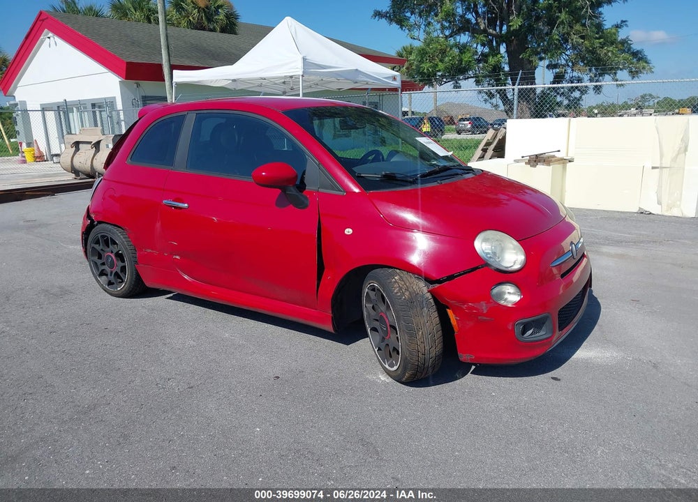 2012 FIAT 500 SPORT VIN: 3C3CFFBR9CT363774