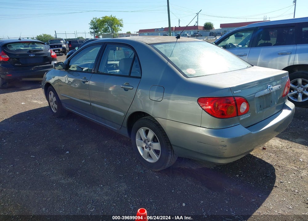 2003 TOYOTA COROLLA LE VIN: 2T1BR38E23C157510