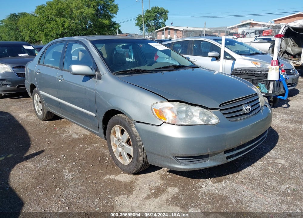 2003 TOYOTA COROLLA LE VIN: 2T1BR38E23C157510