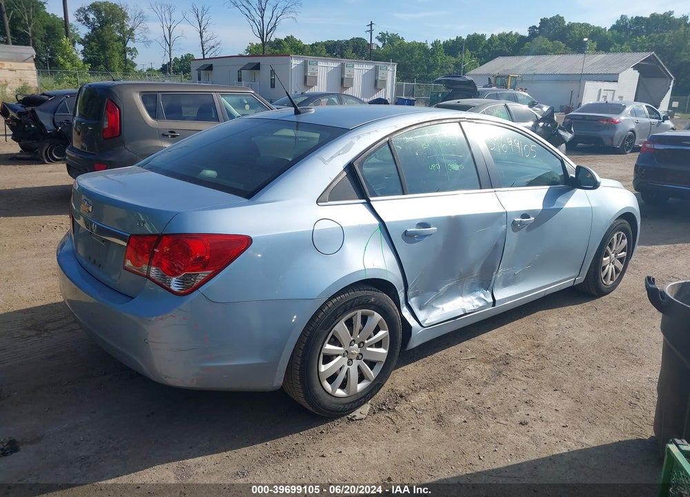 2011 CHEVROLET CRUZE 1LT VIN: 1G1PF5S96B7196227