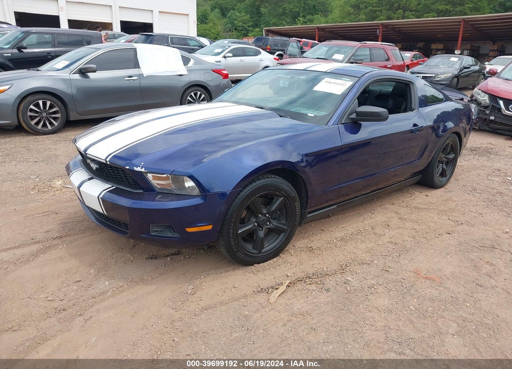 2012 FORD MUSTANG V6 PREMIUM VIN: 1ZVBP8AM1C5262960