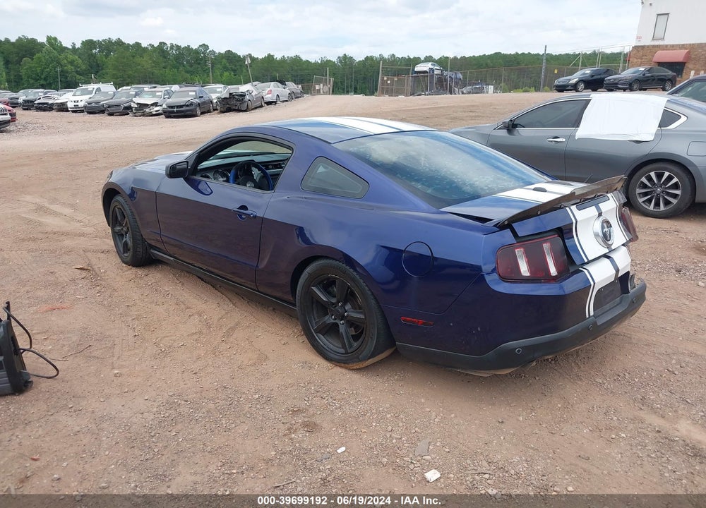 2012 FORD MUSTANG V6 PREMIUM VIN: 1ZVBP8AM1C5262960