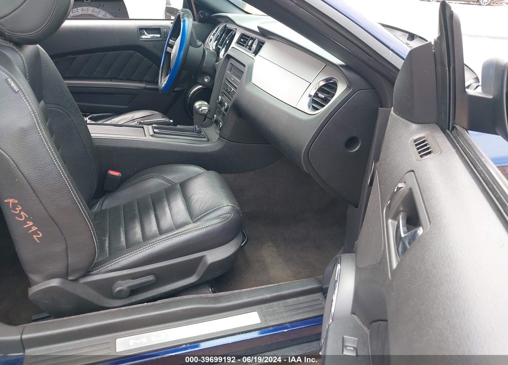 2012 FORD MUSTANG V6 PREMIUM VIN: 1ZVBP8AM1C5262960