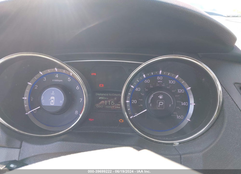 2012 HYUNDAI SONATA GLS VIN: 5NPEB4ACXCH358102