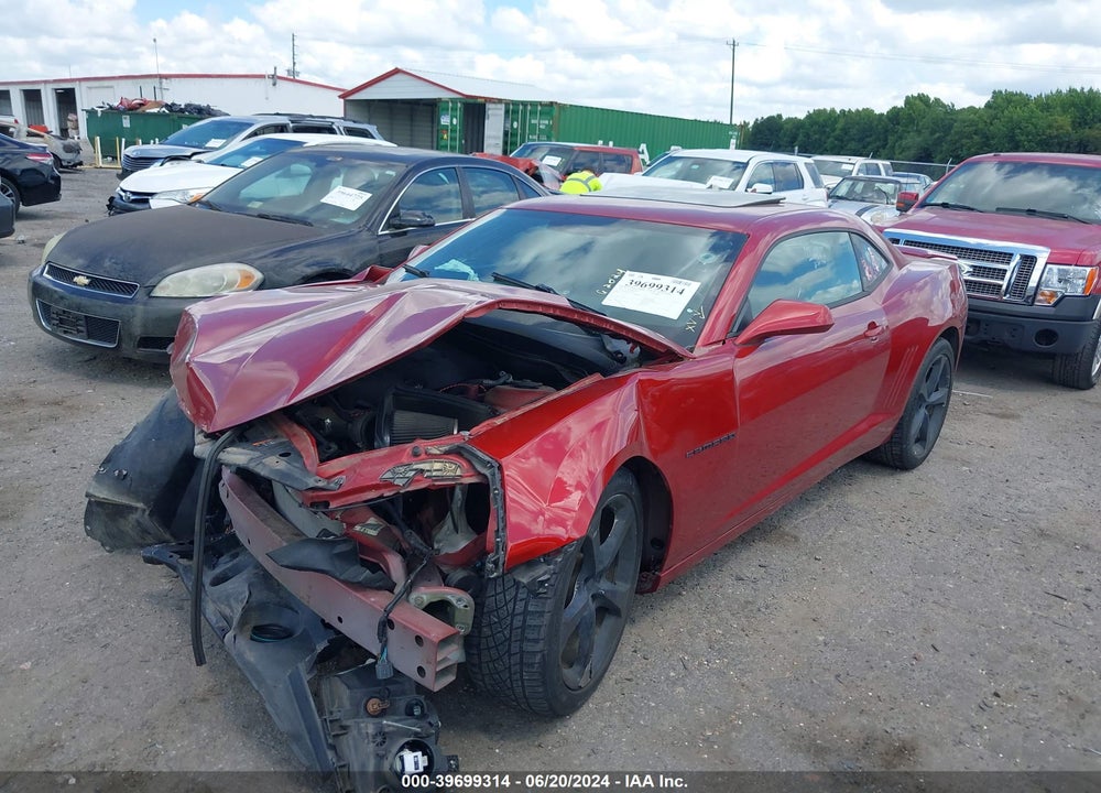 2014 CHEVROLET CAMARO 1LT VIN: 2G1FB1E38E9250279