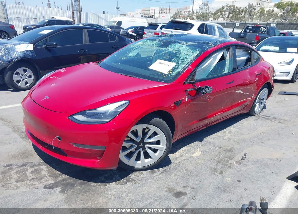 2021 TESLA MODEL 3 STANDARD RANGE PLUS REAR-WHEEL DRIVE VIN: 5YJ3E1EA3MF087101