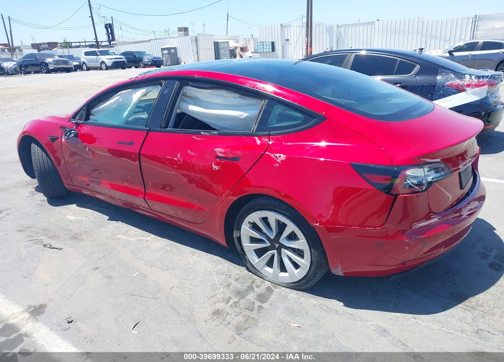 2021 TESLA MODEL 3 STANDARD RANGE PLUS REAR-WHEEL DRIVE VIN: 5YJ3E1EA3MF087101