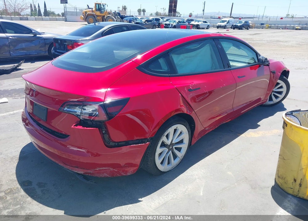 2021 TESLA MODEL 3 STANDARD RANGE PLUS REAR-WHEEL DRIVE VIN: 5YJ3E1EA3MF087101