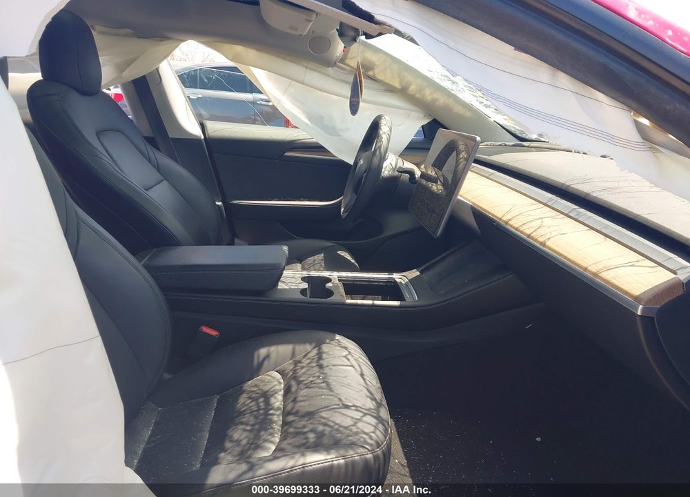 2021 TESLA MODEL 3 STANDARD RANGE PLUS REAR-WHEEL DRIVE VIN: 5YJ3E1EA3MF087101