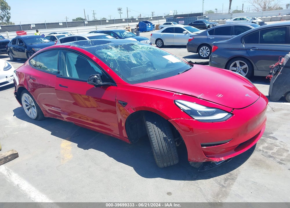2021 TESLA MODEL 3 STANDARD RANGE PLUS REAR-WHEEL DRIVE VIN: 5YJ3E1EA3MF087101